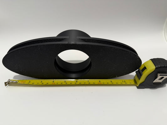Rugged All-Season - 4" Diesel Heater/AC 3D Printed Vent Cover with ASA-CF