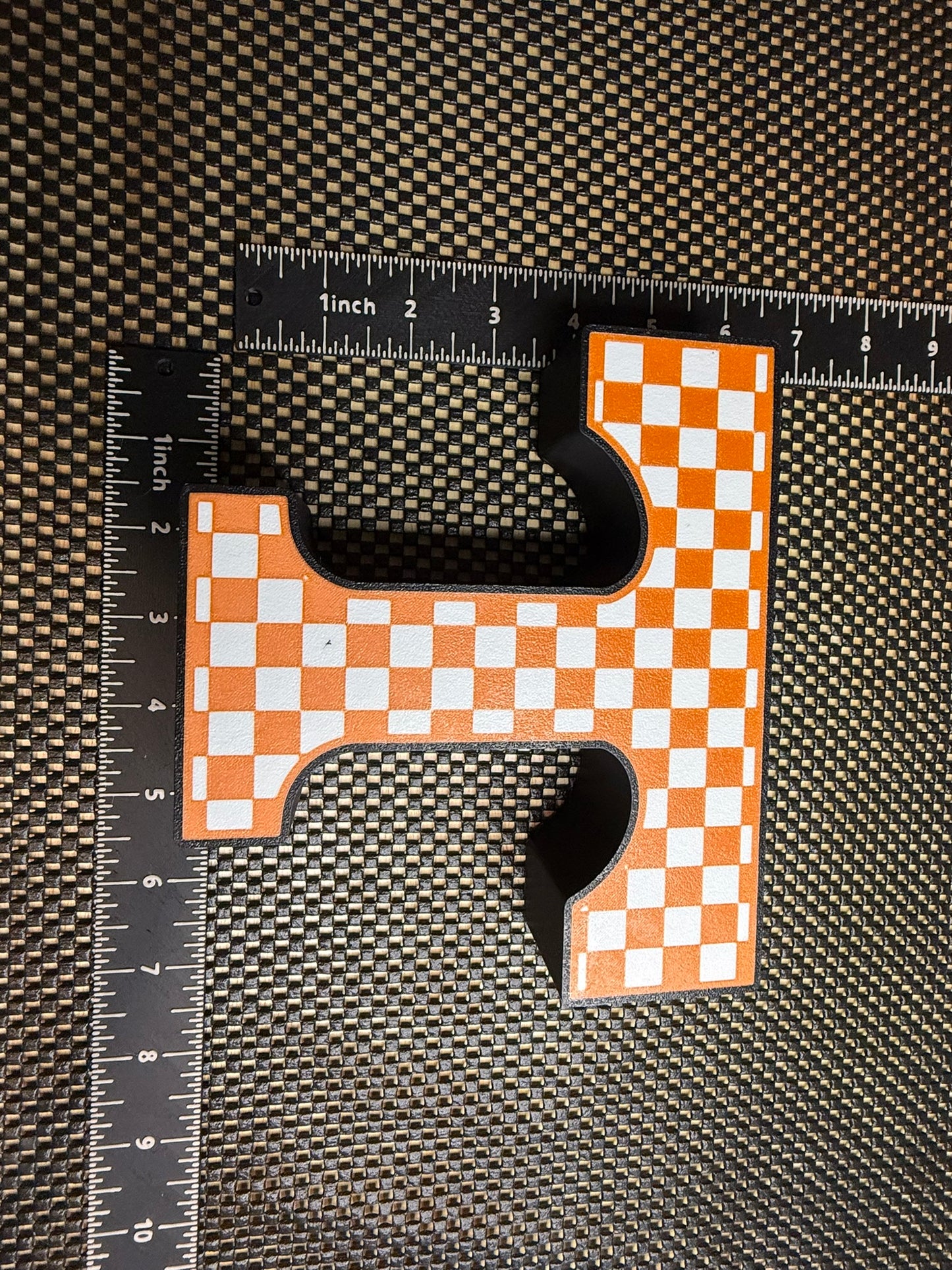 Checkered Power T from Tennessee - Classic University of Tennessee Sign