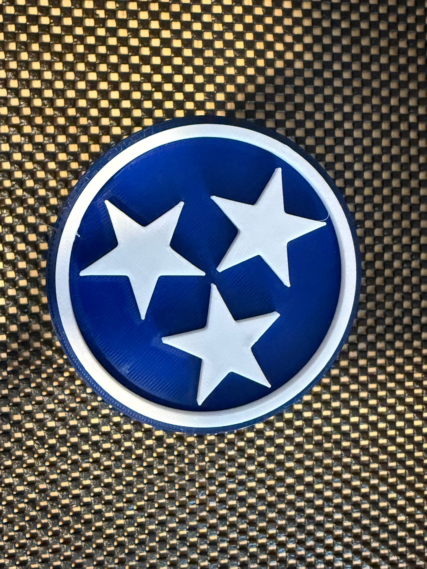 Tennessee Tri-Star Hitch Cover - Durable, Custom Trailer Hitch Accessory
