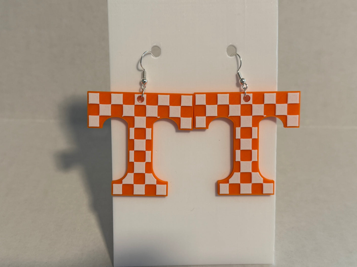 Show Your Tennessee Pride with 3D Printed Power T Earrings! Large