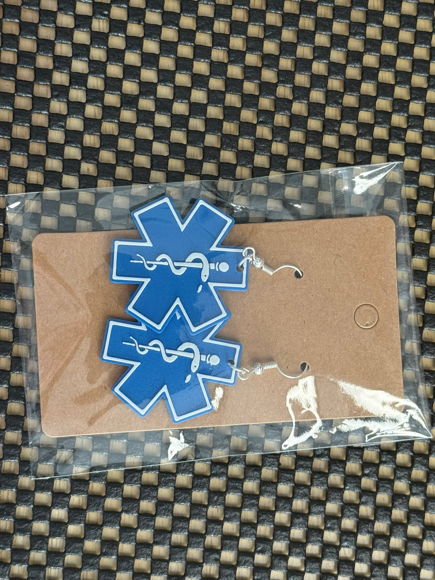 Star of Life Dangle Earrings