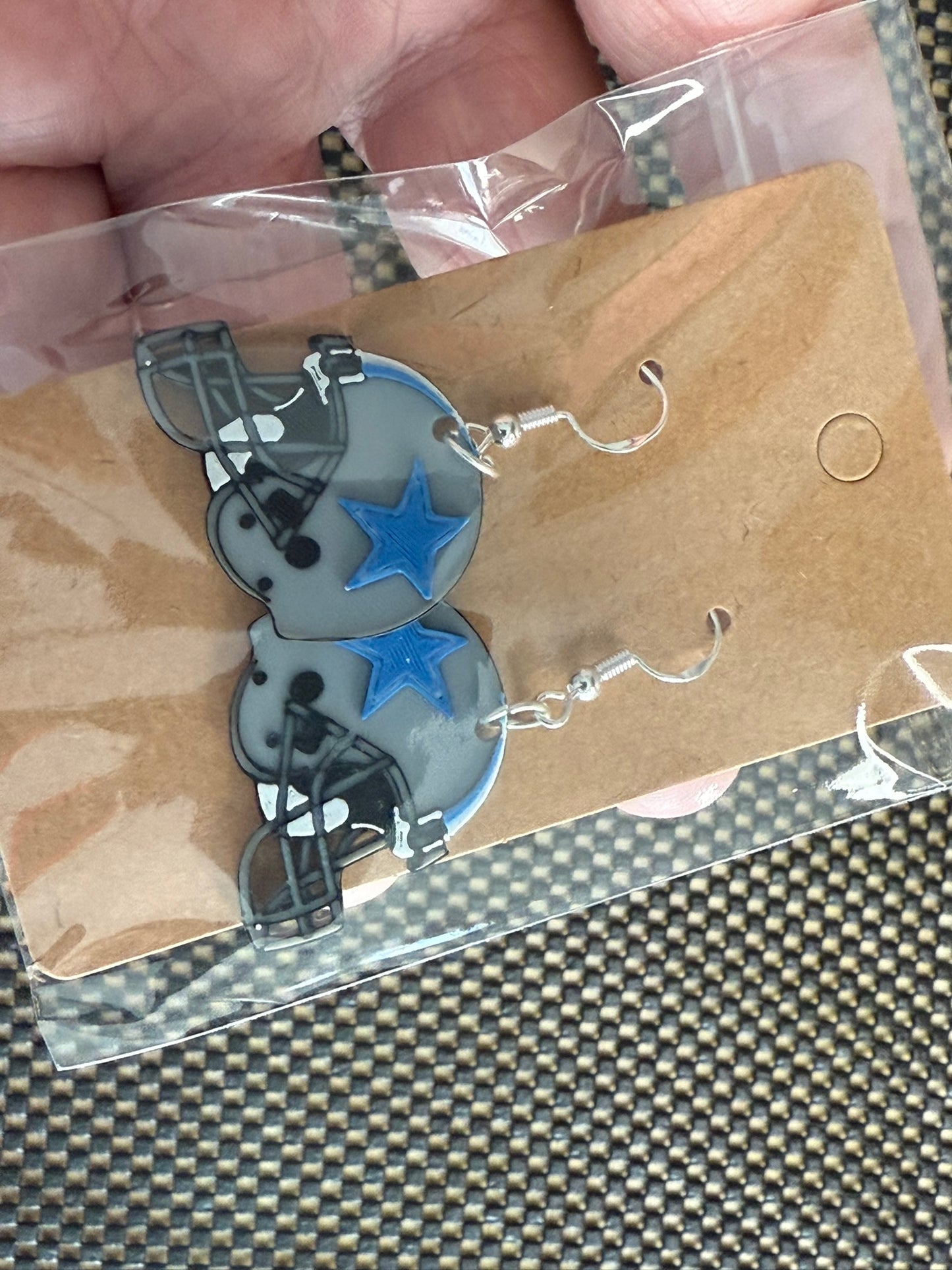 Show Your Game Day Spirit! Dallas Cowboys Helmet Earrings