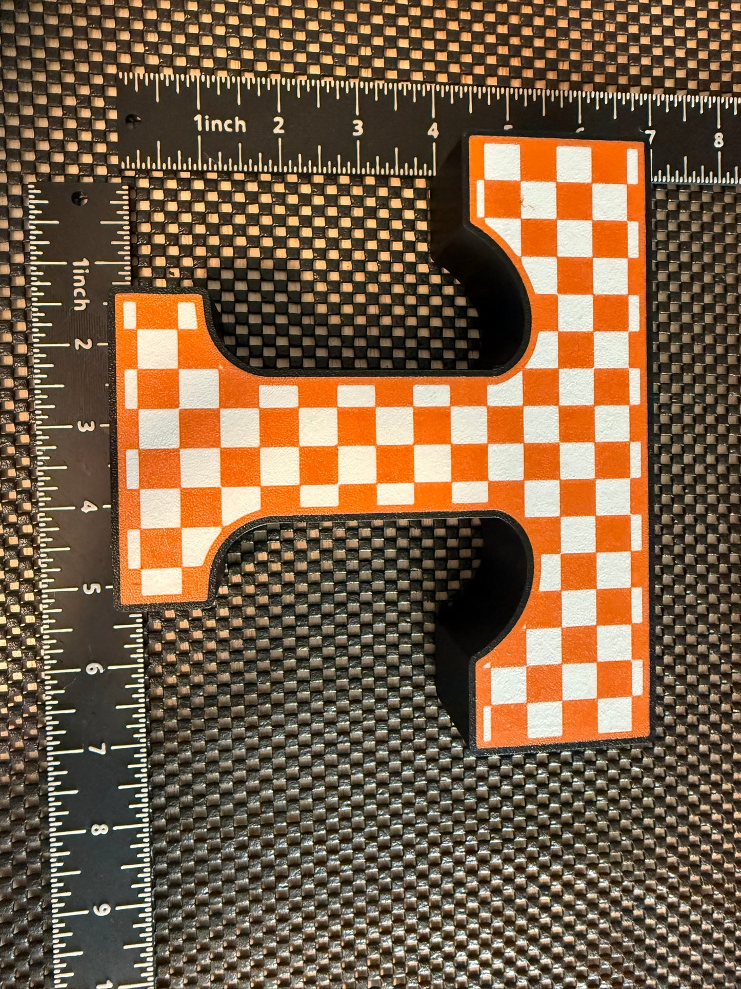 Checkered Power T from Tennessee - Classic University of Tennessee Sign