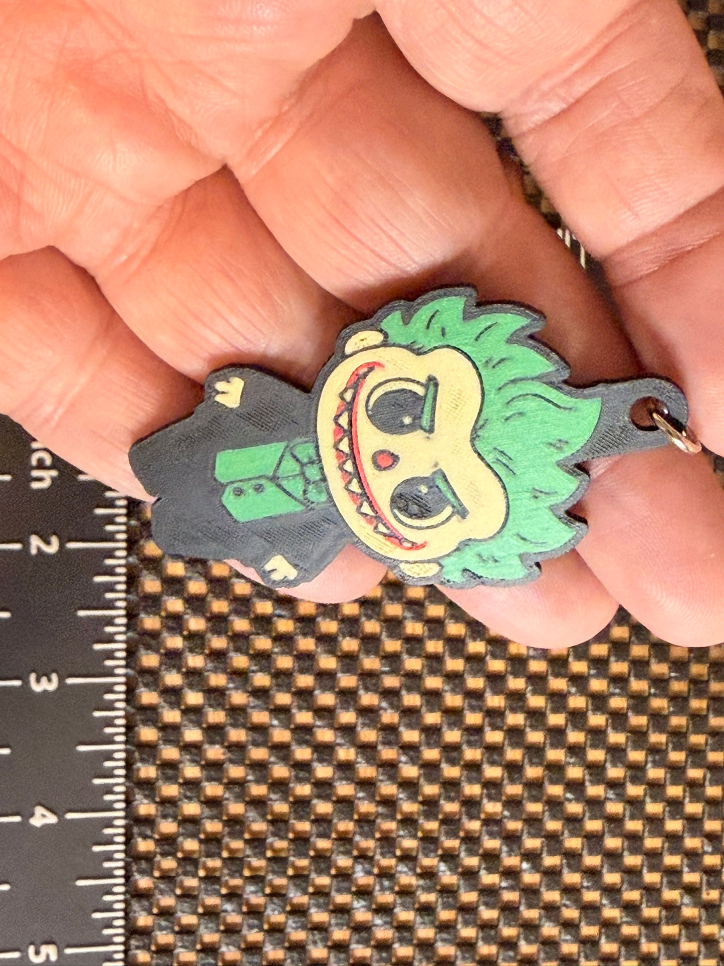 Jokerbubu 3D Printed Bookmark - Unique Joker and Labubu Mashup