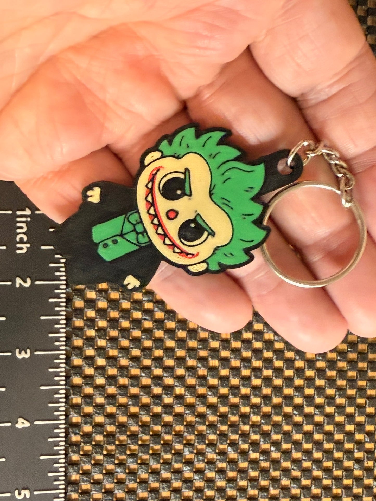 Jokerbubu 3D Printed Bookmark - Unique Joker and Labubu Mashup