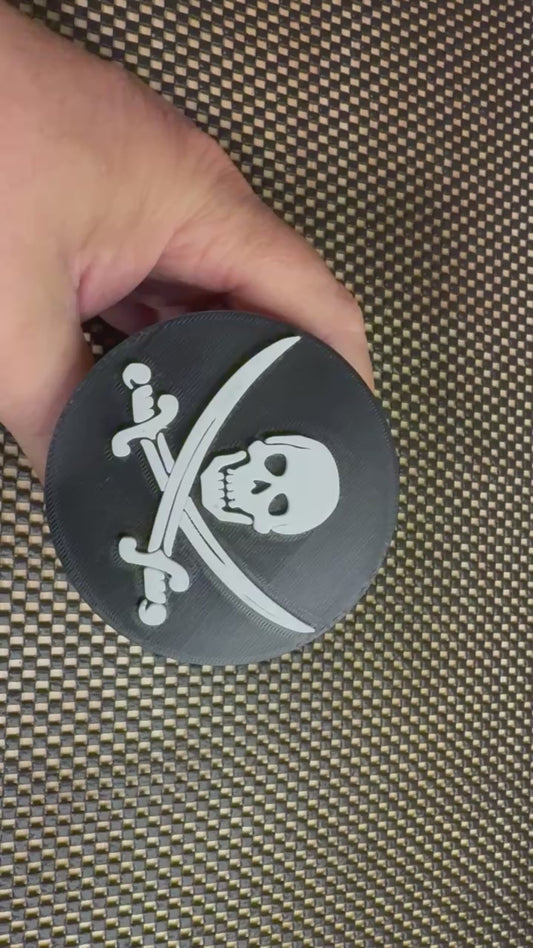 Jolly Roger Hitch Cover - Durable, Custom Trailer Hitch Accessory