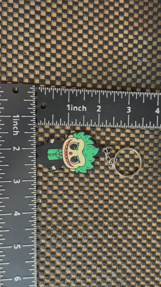 Jokerbubu 3D Printed Bookmark - Unique Joker and Labubu Mashup