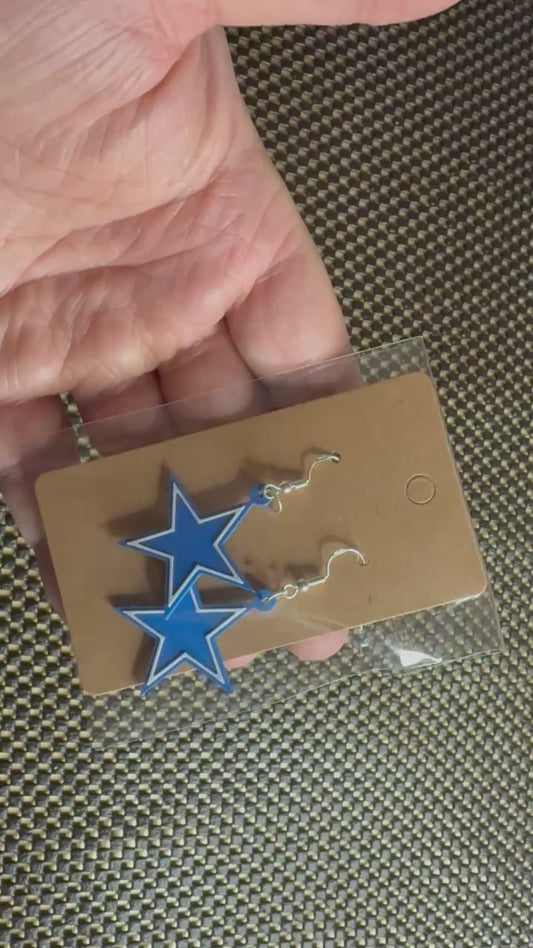 Show Your Star Power! Dallas Cowboys Star basic Earrings