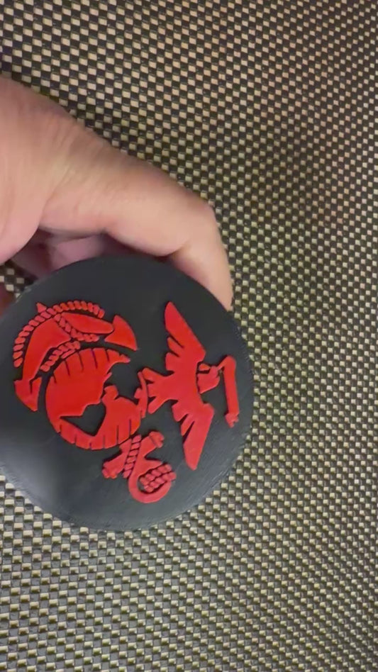 U.S. Marines USMC Hitch Cover - Durable, Custom Trailer Hitch Accessory