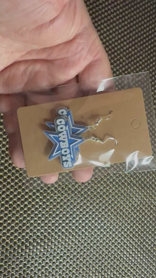 Show Your Star Power! Dallas Cowboys Star Earrings