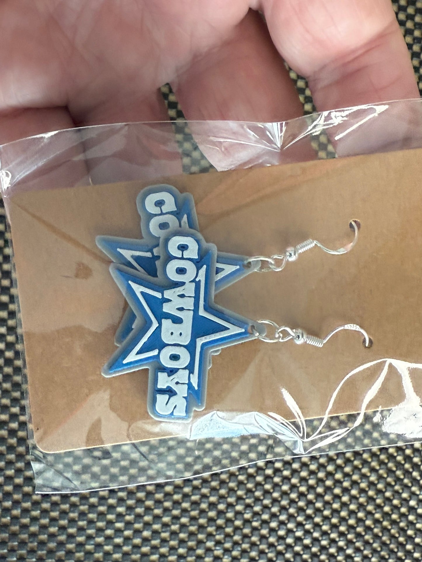 Show Your Star Power! Dallas Cowboys Star Earrings